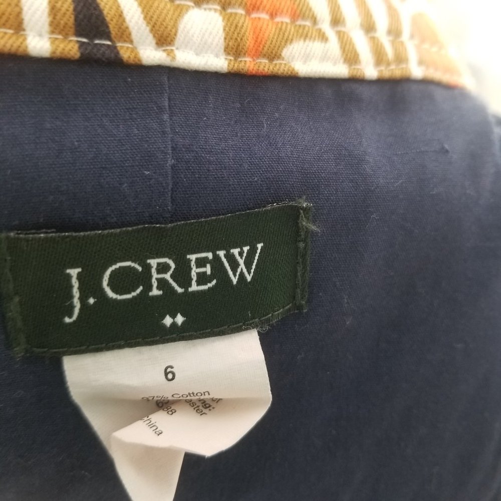 J.CREW Coppelle Paisley San Pelmo Jacket sz 6 - Picture 8 of 8